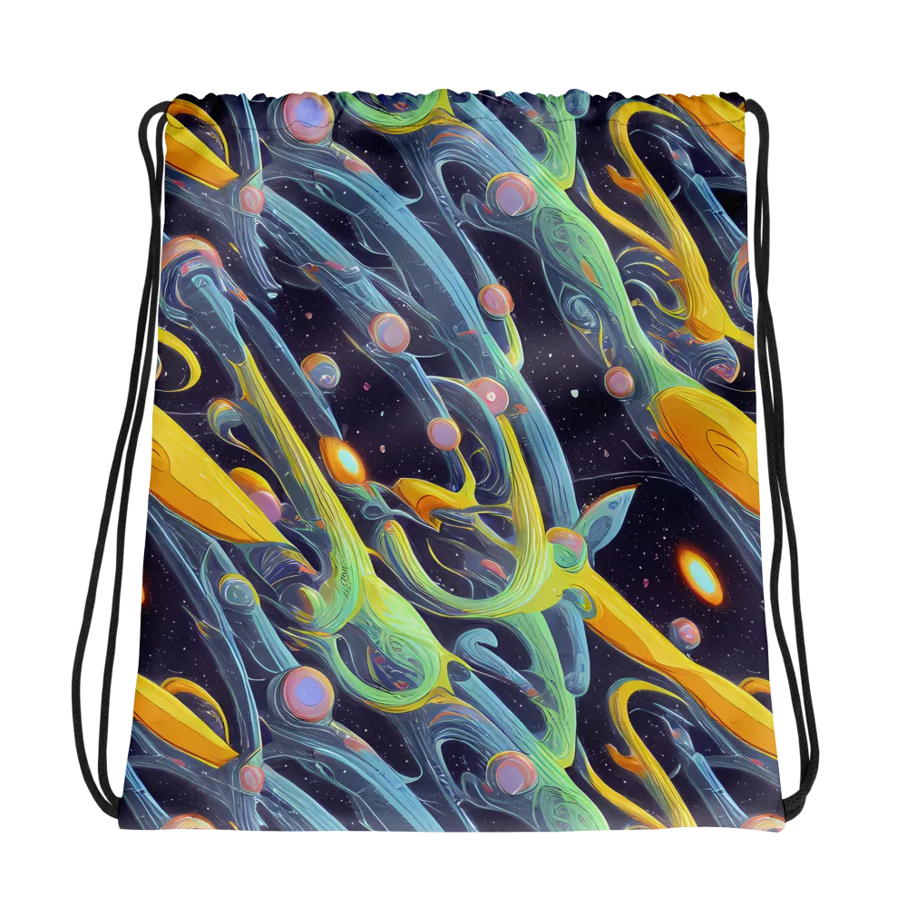 Interstellar Flow on Drawstring Bag — Photo