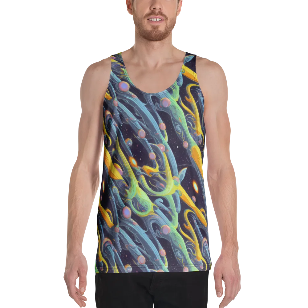 Interstellar Flow on Men's Tank Top — Front