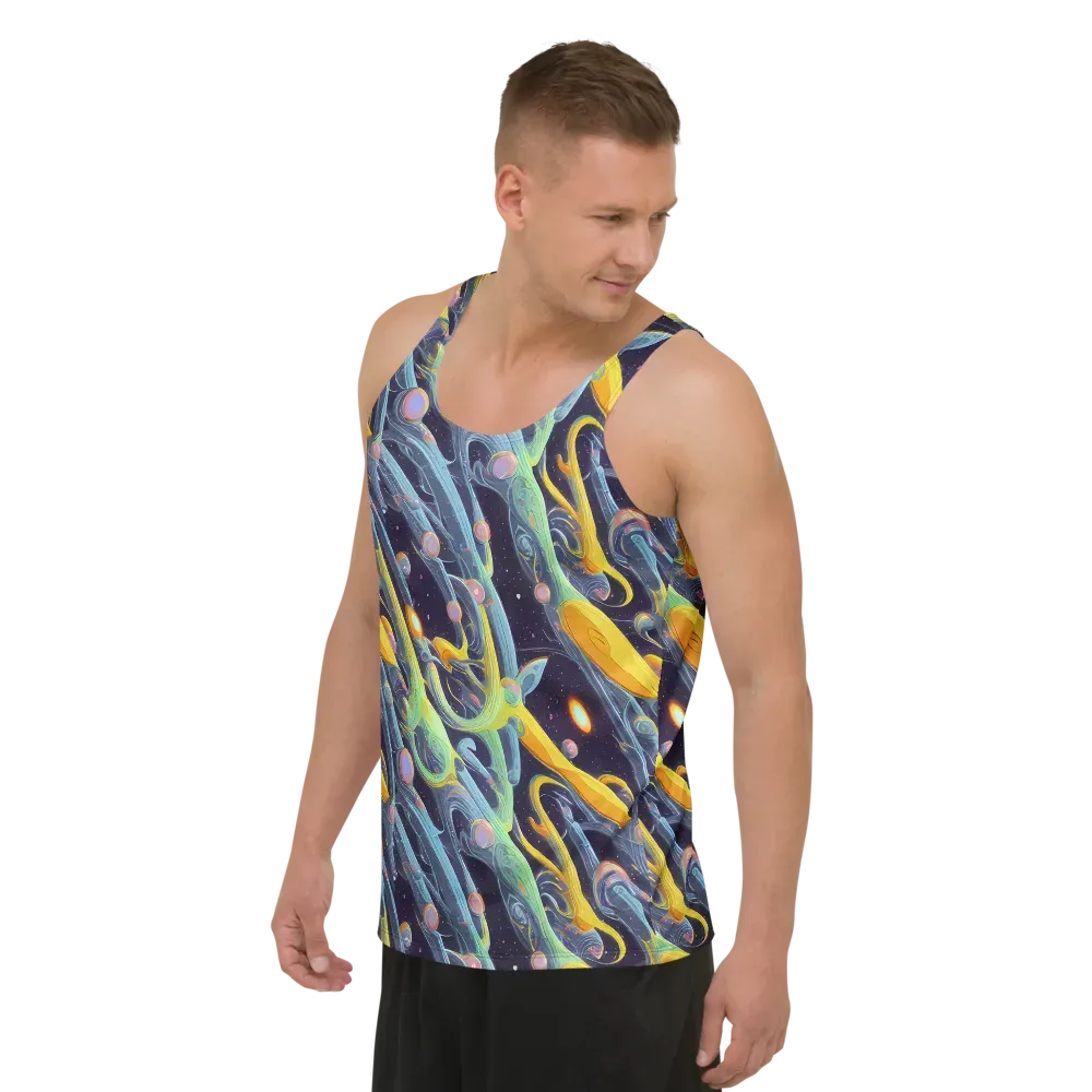 Interstellar Flow on Men's Tank Top — Left Front