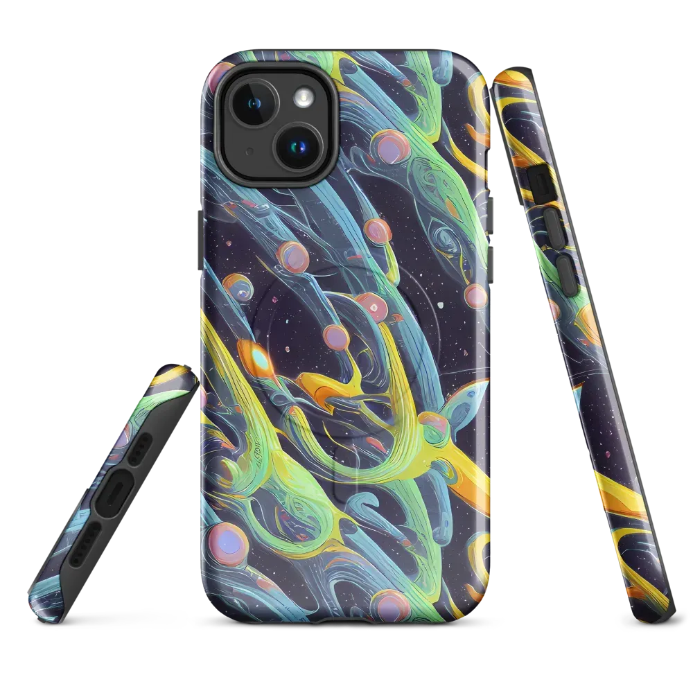 Interstellar Flow on MagSafe Tough Case for iPhone® — Front