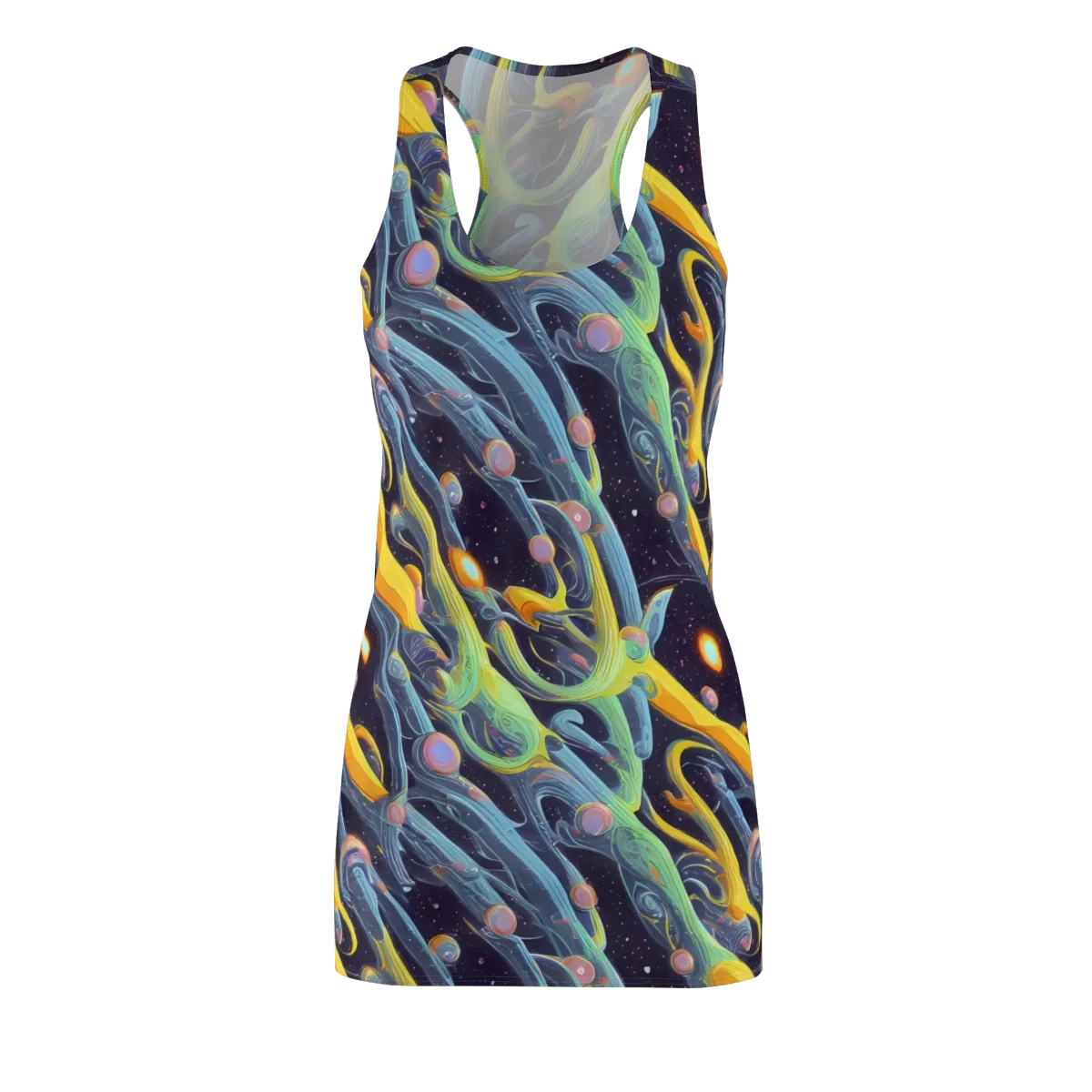 Interstellar Flow on Racerback Dress — Front