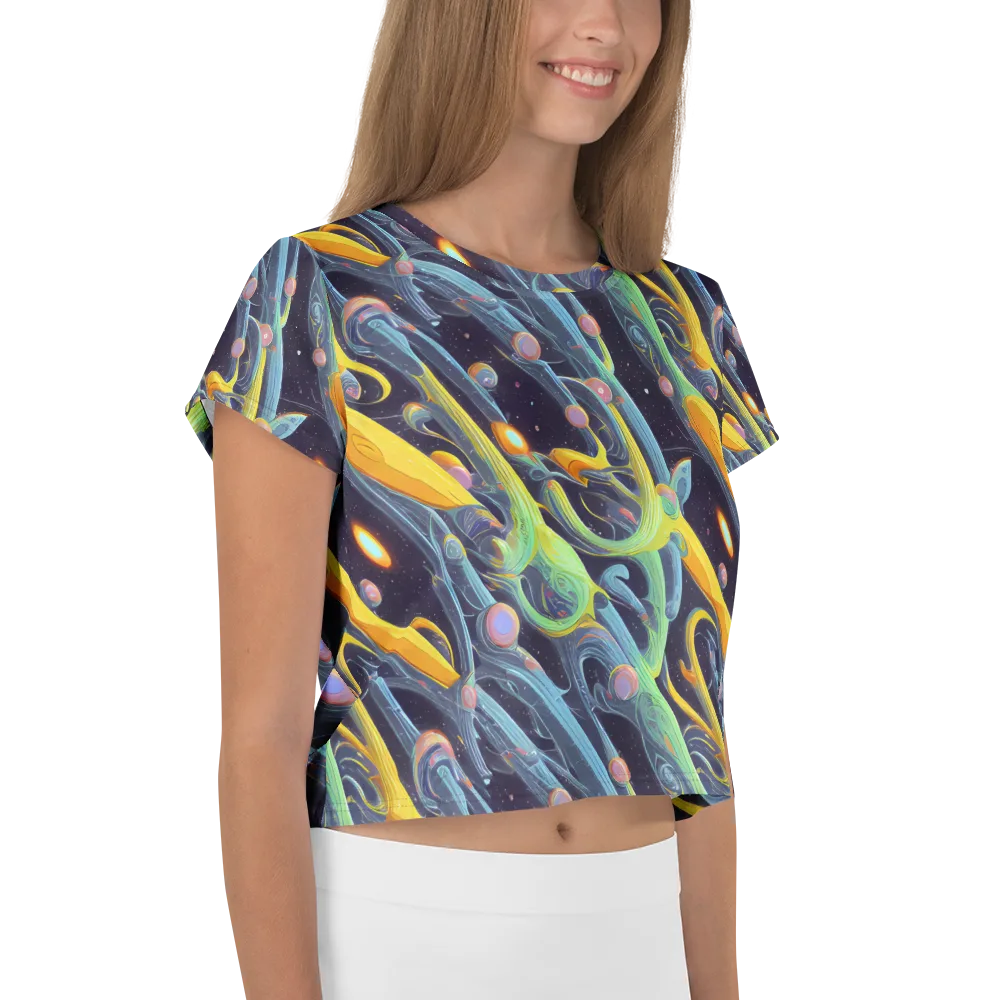 Interstellar Flow on Crop Tee — Right