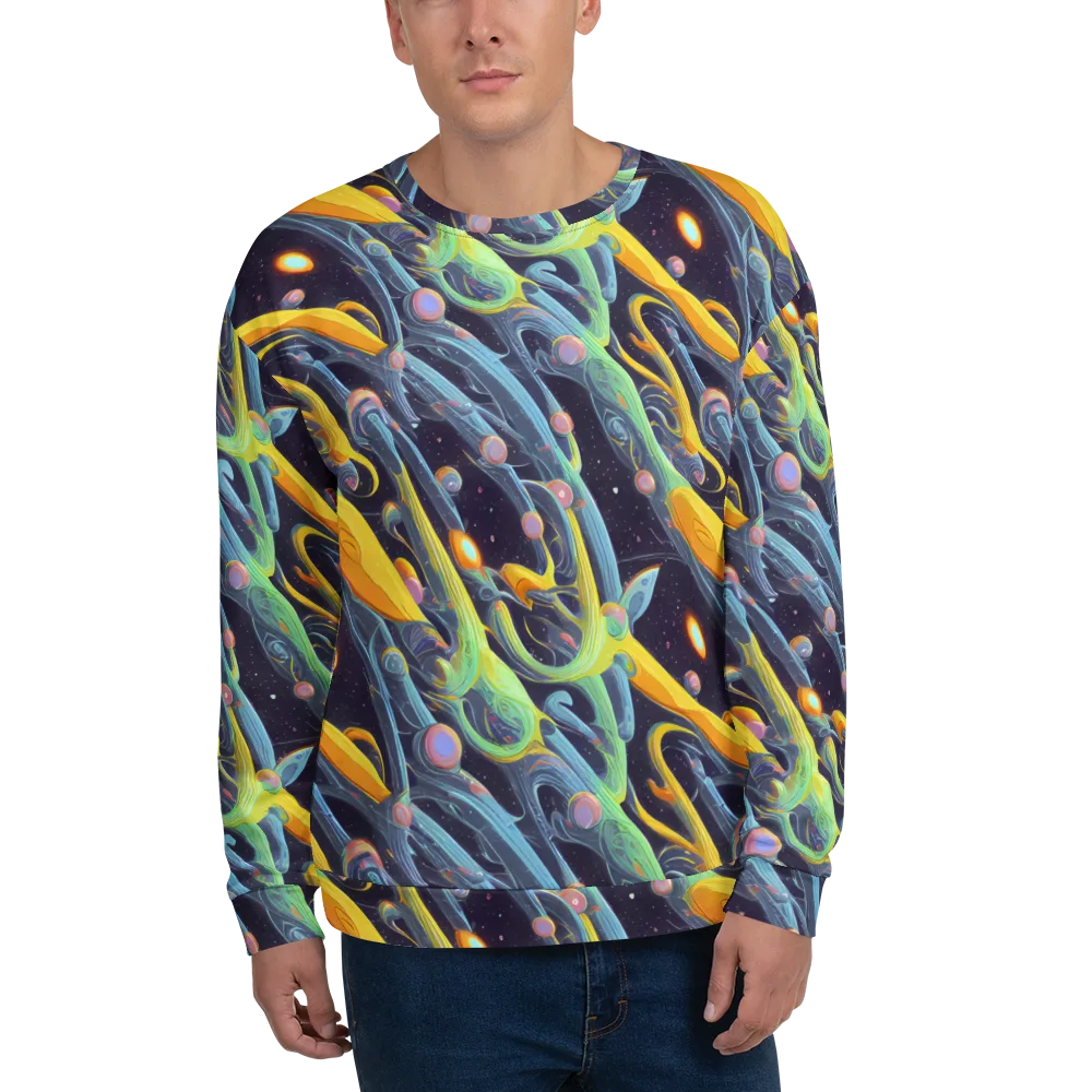 Interstellar Flow on Sweatshirt — Front