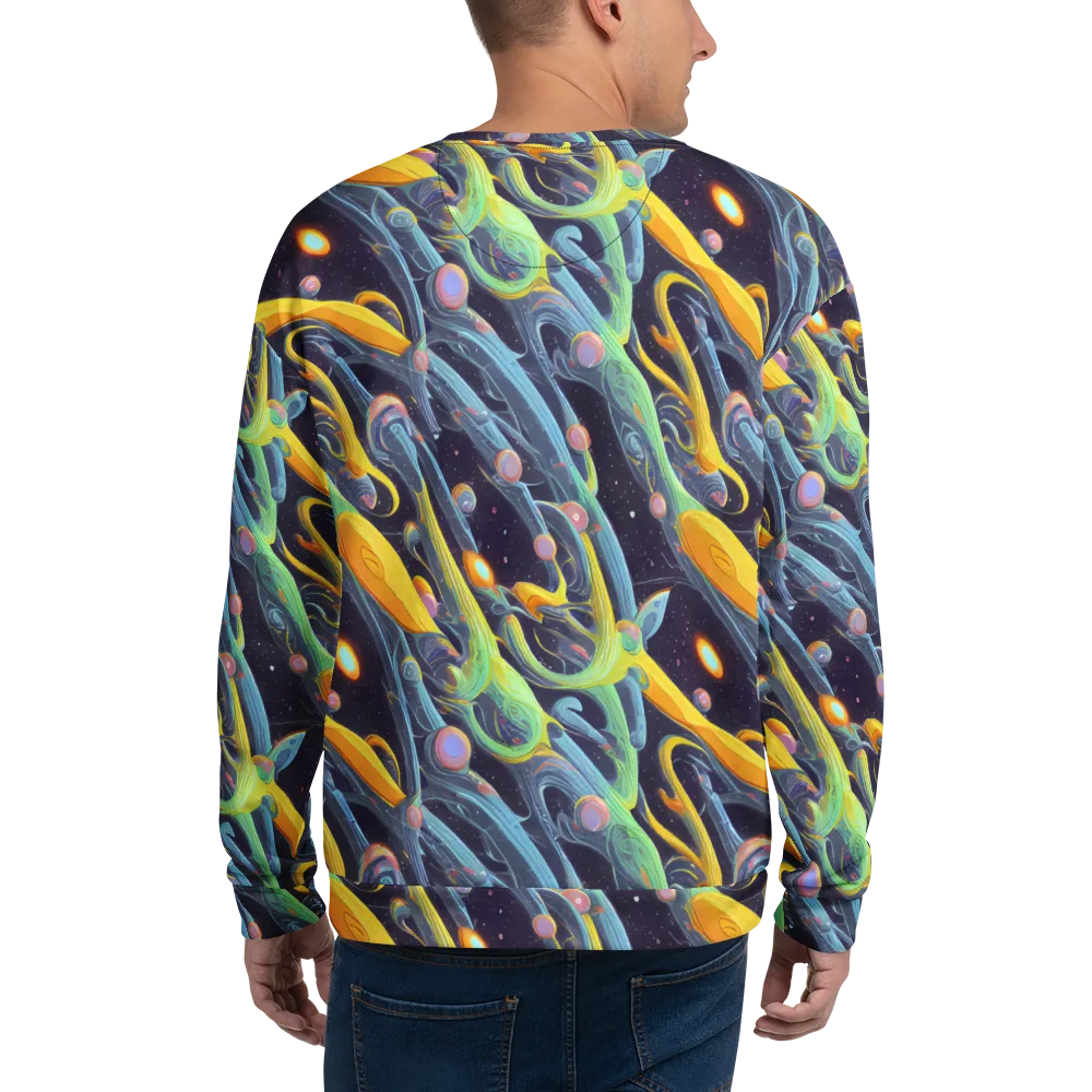 Interstellar Flow on Sweatshirt — Back