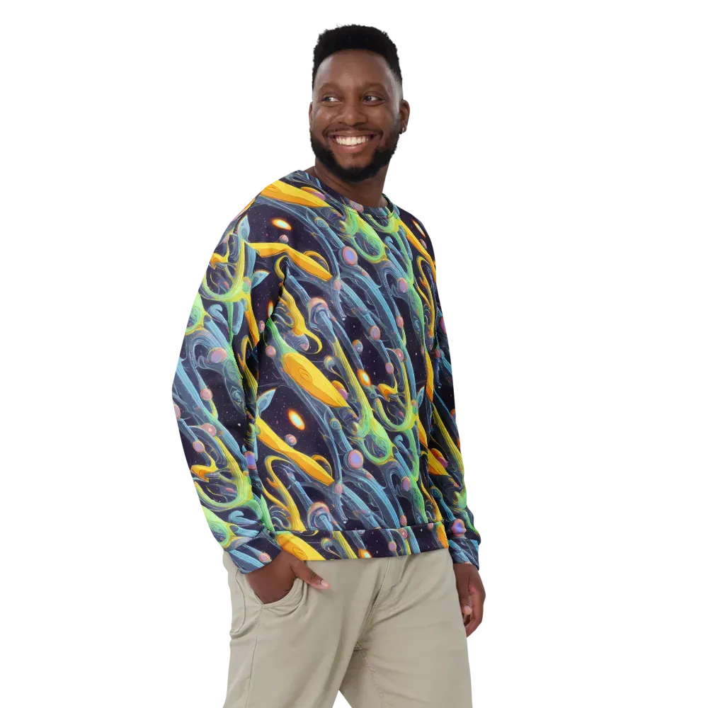 Interstellar Flow on Sweatshirt — Front