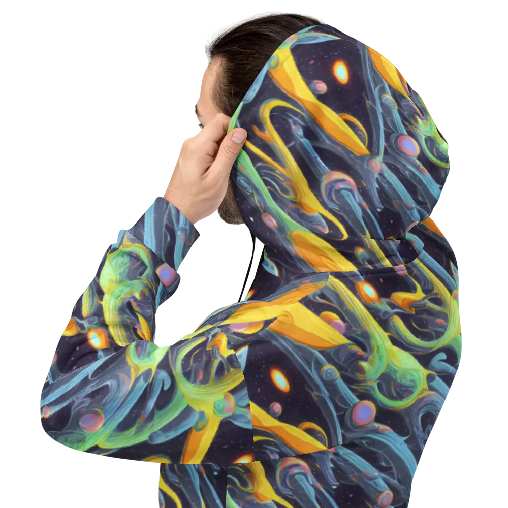 Interstellar Flow on Hoodie — Back