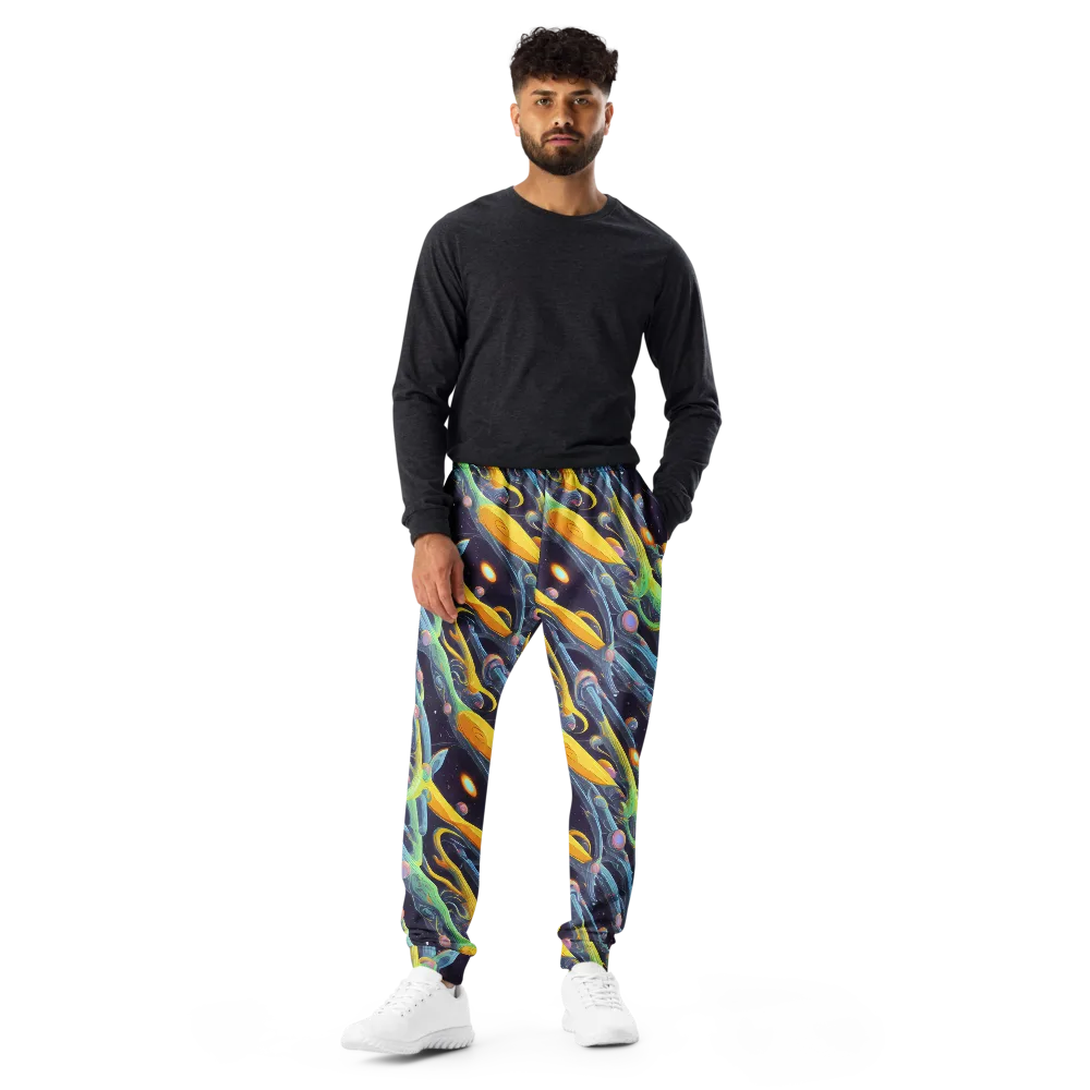 Interstellar Flow on Men's Joggers — Front