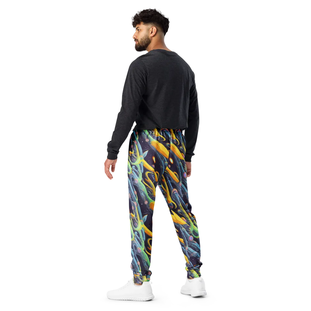 Interstellar Flow on Men's Joggers — Back