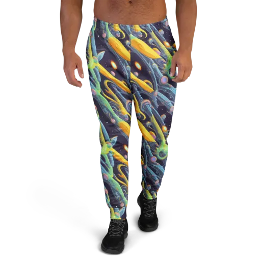 Interstellar Flow on a Men's Joggers