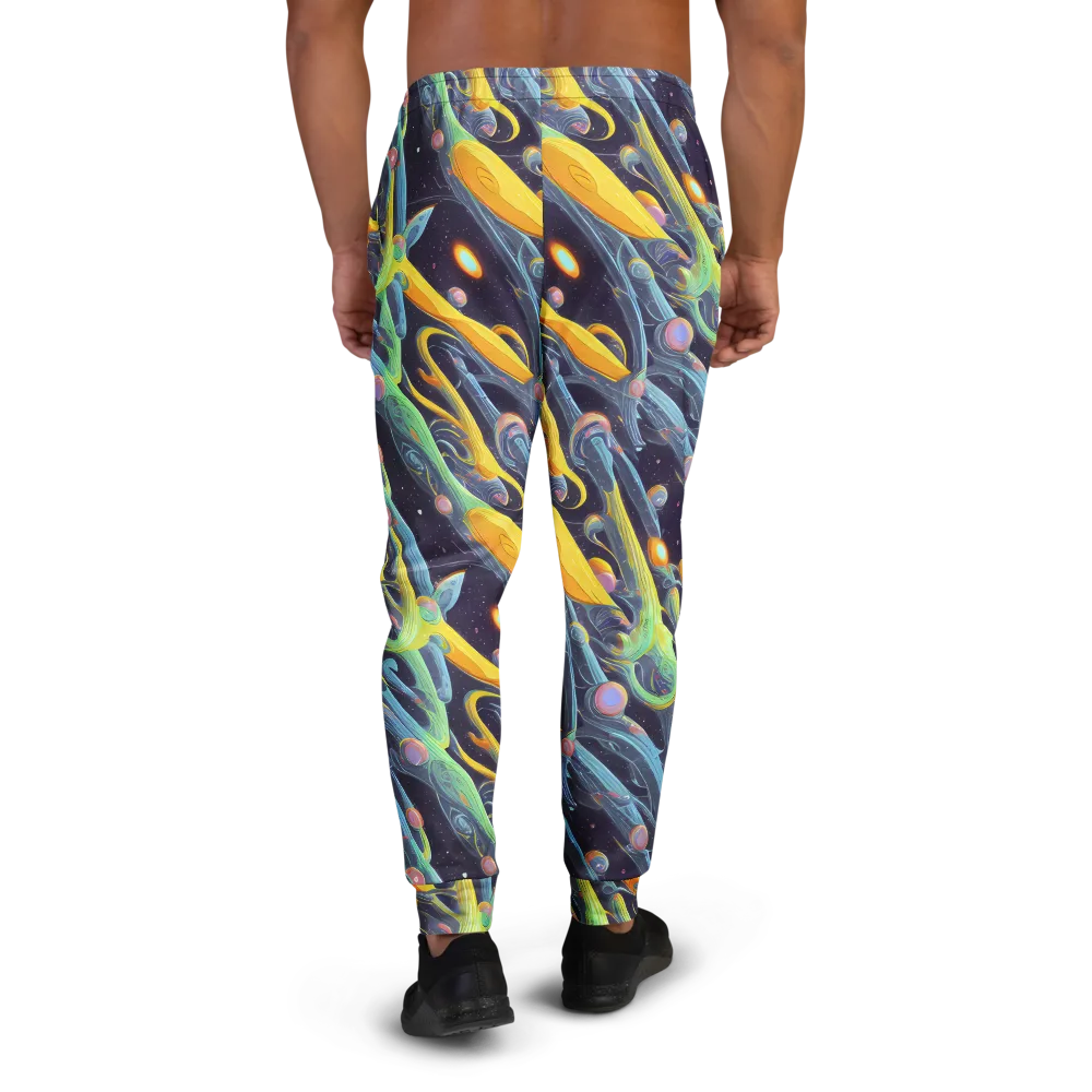 Interstellar Flow on Men's Joggers — Back
