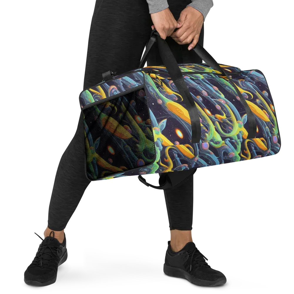 Interstellar Flow on Duffle Bag — Right Front
