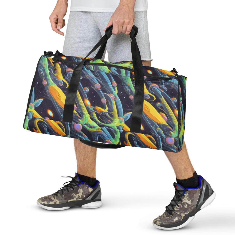 Interstellar Flow on Duffle Bag — Front