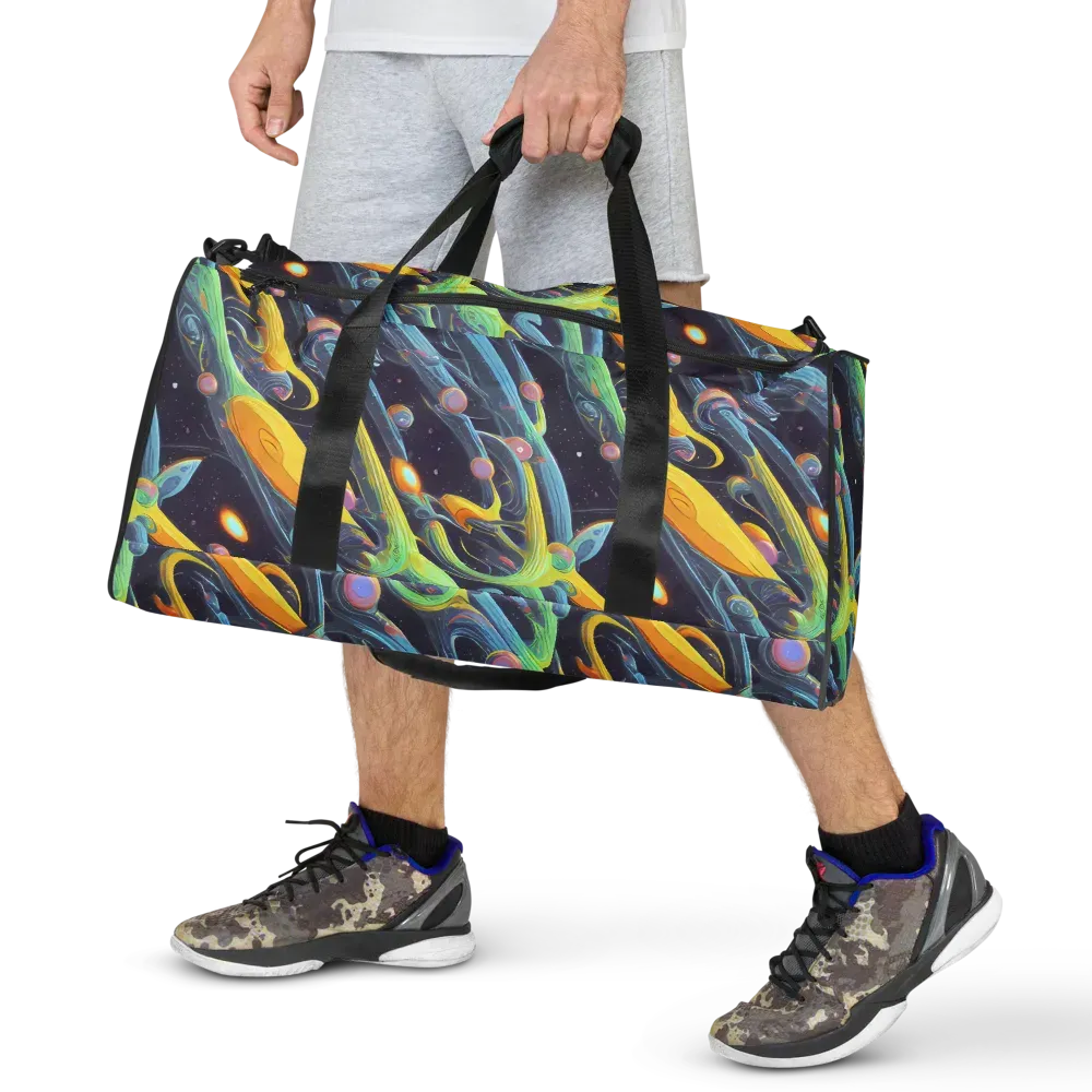 Interstellar Flow on Duffle Bag — Front