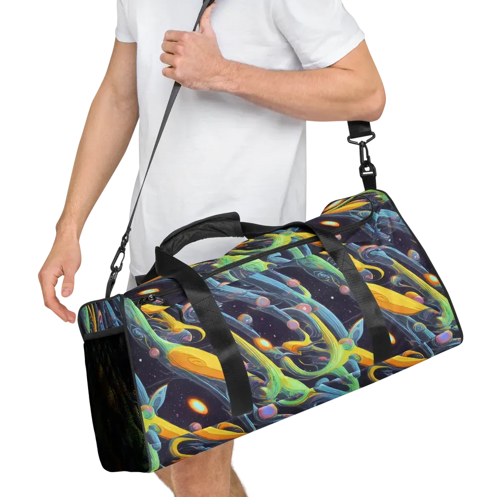 Interstellar Flow on Duffle Bag — Right Front