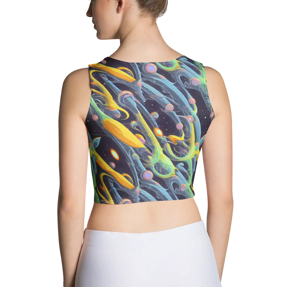 Interstellar Flow on Crop Top — Back