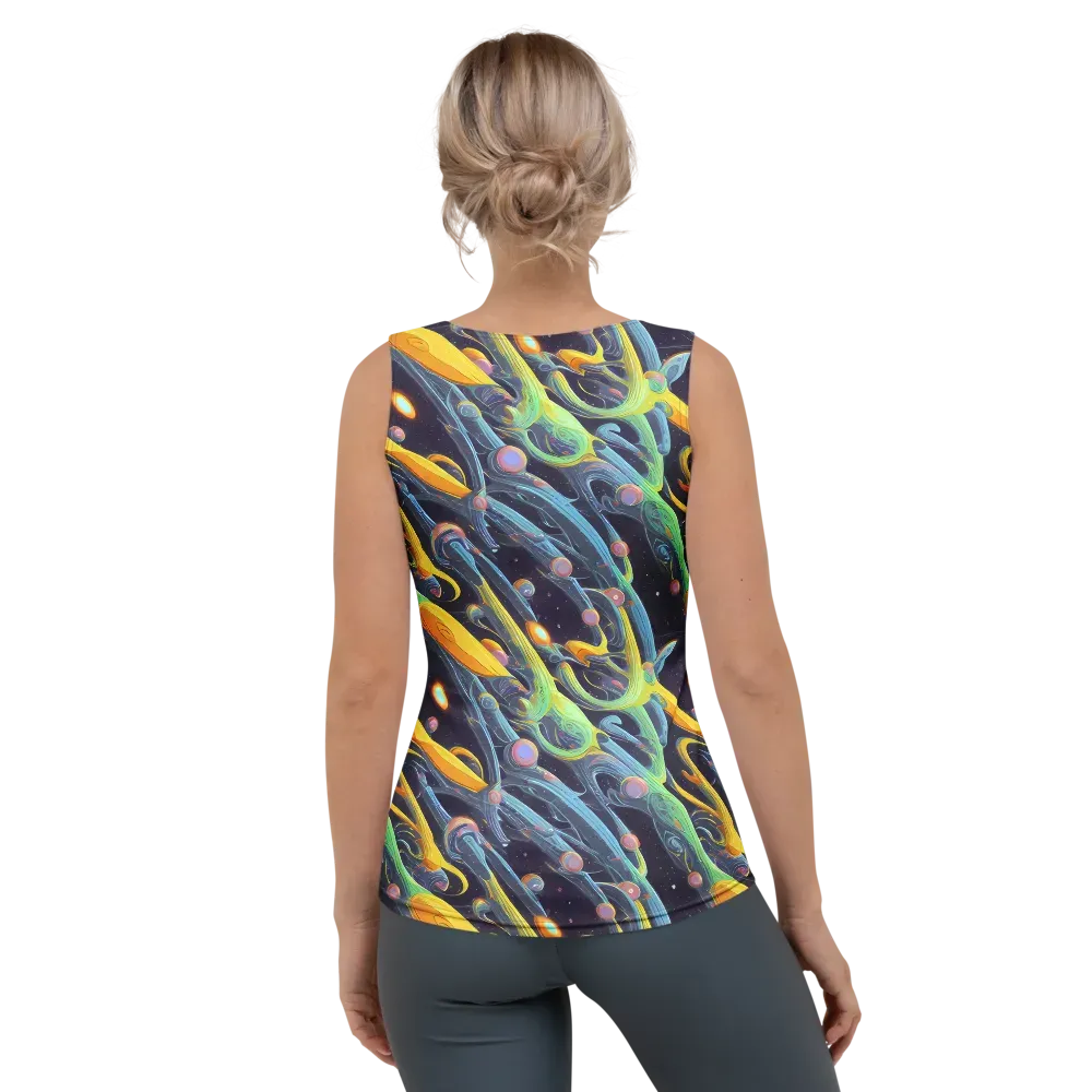 Interstellar Flow on Women's Tank Top — Back