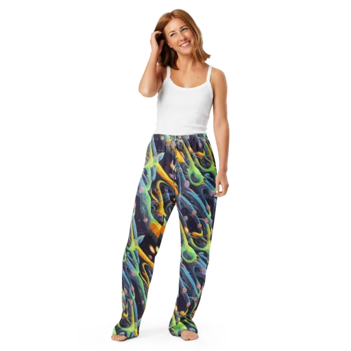 Interstellar Flow on a Women's Pajama Pants