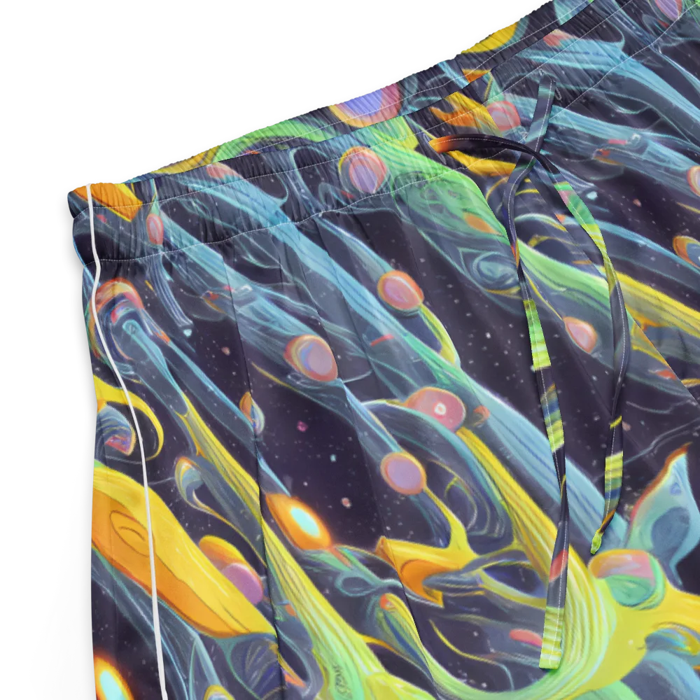 Interstellar Flow on Women's Pajama Shorts — Product details