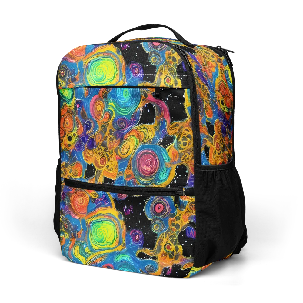 Rainbow Abyss on Utility Backpack — Left Front