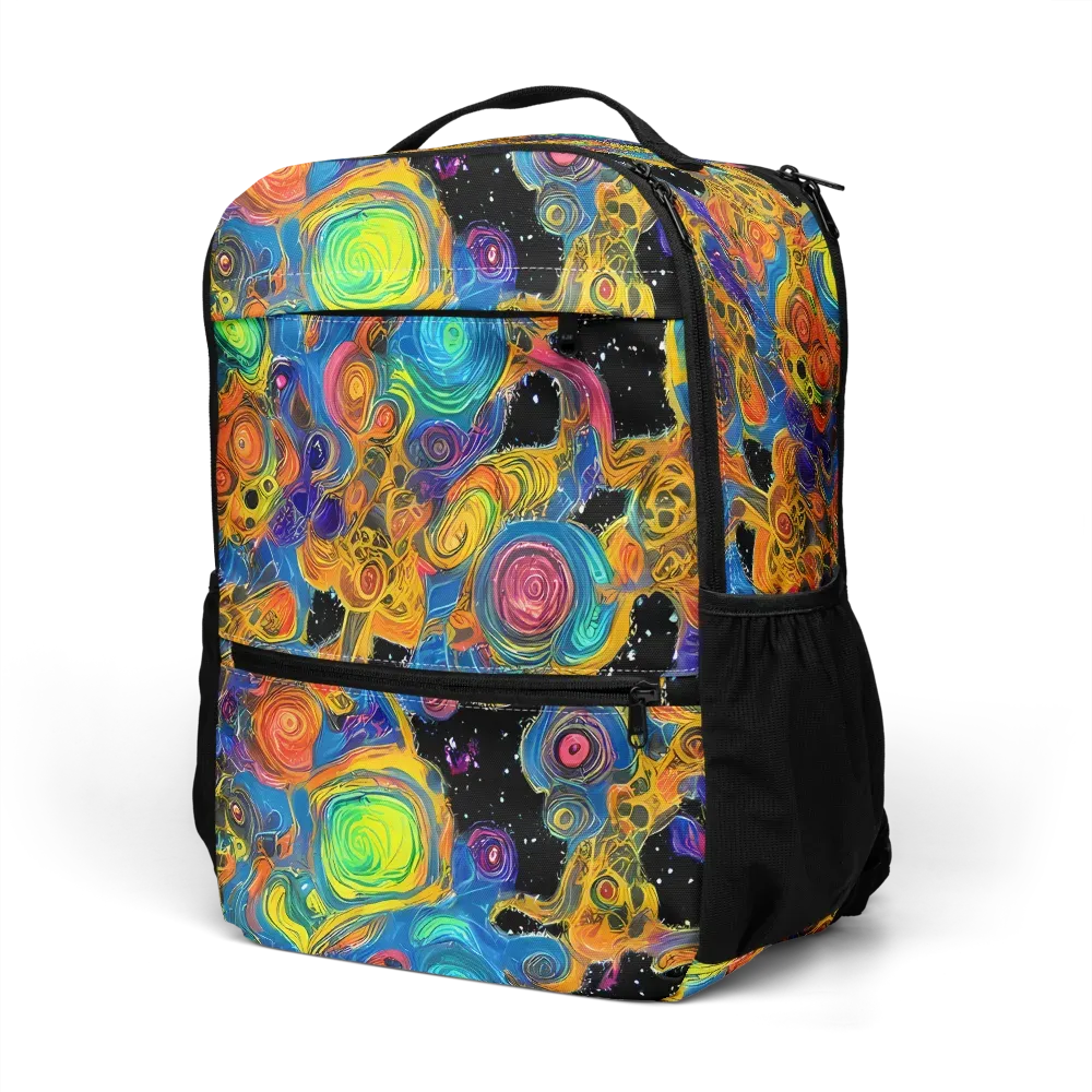 Rainbow Abyss on Utility Backpack — Left Front