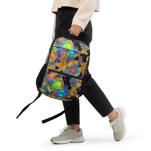 Rainbow Abyss on a Utility Backpack