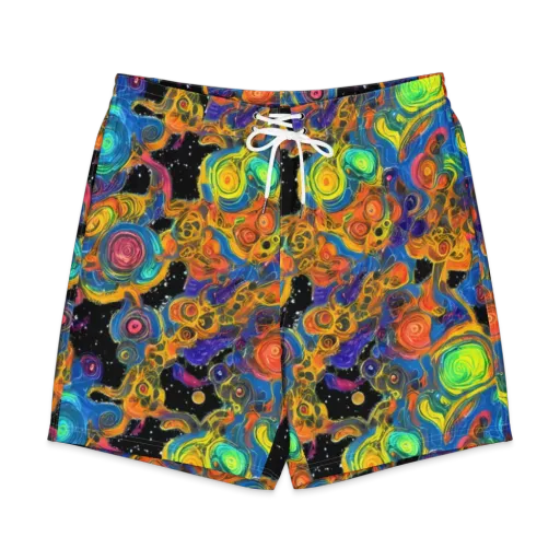 Rainbow Abyss on a Men's Board Shorts