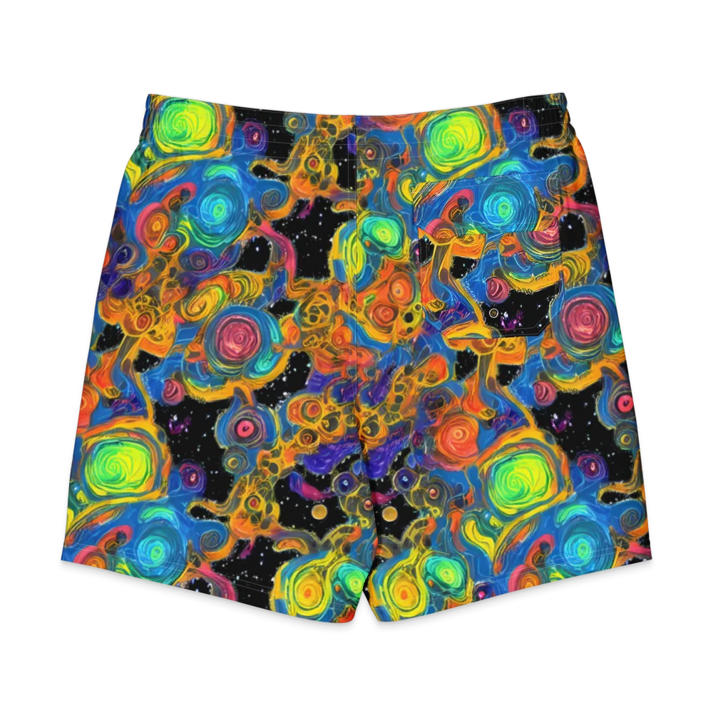 Rainbow Abyss on Men's Board Shorts — Back