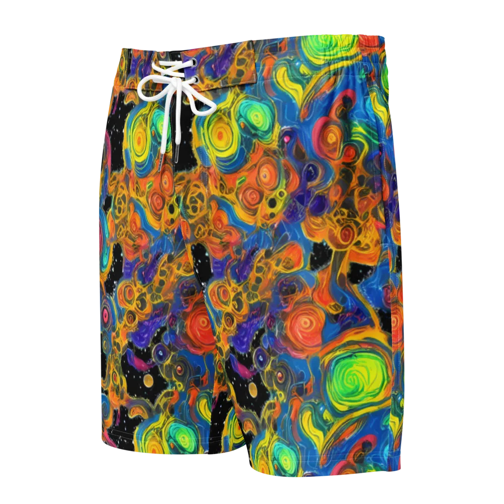 Rainbow Abyss on Men's Board Shorts — Front