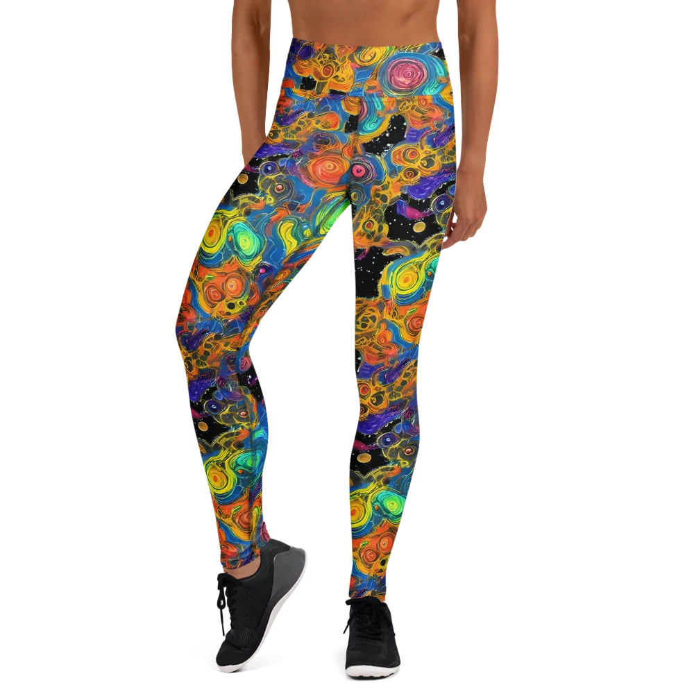 Rainbow Abyss on Yoga Leggings — Front