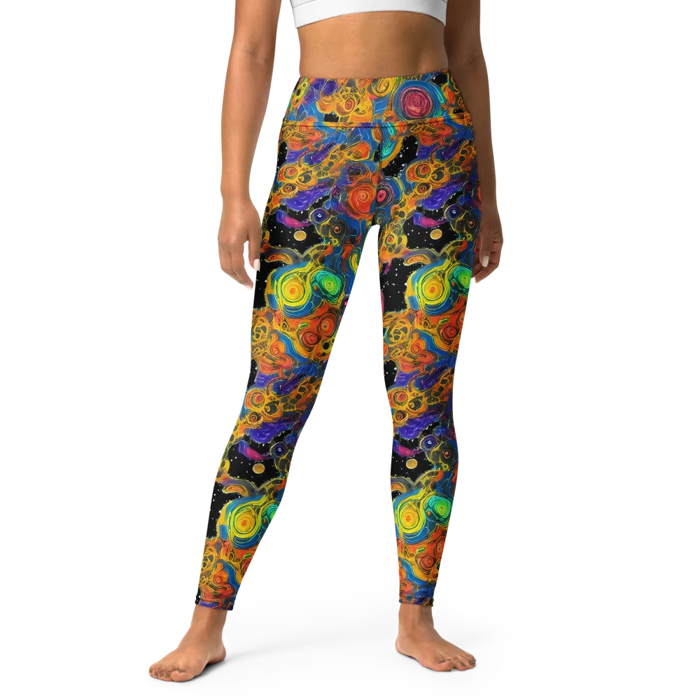 Rainbow Abyss on Yoga Leggings — Front