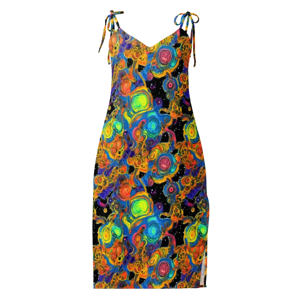 Rainbow Abyss on Slip Dress — Front