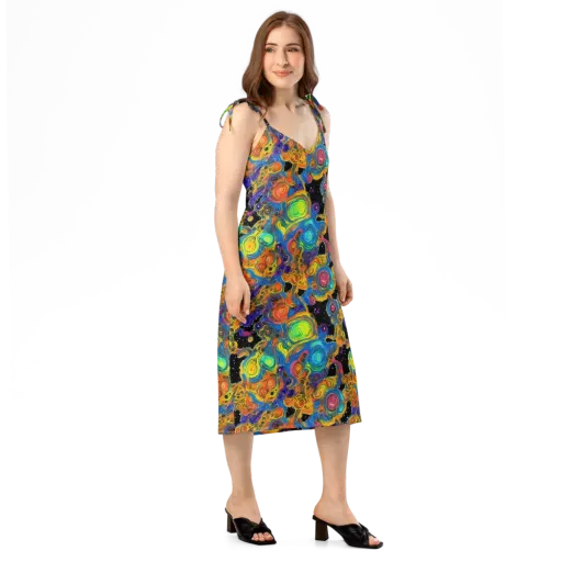 Rainbow Abyss on a Slip Dress