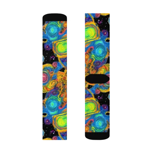 Rainbow Abyss on a Socks