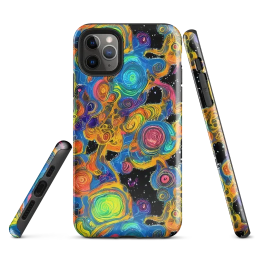 Rainbow Abyss on a Tough Case for iPhone®