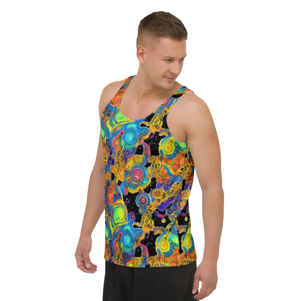 Rainbow Abyss on Men's Tank Top — Left Front