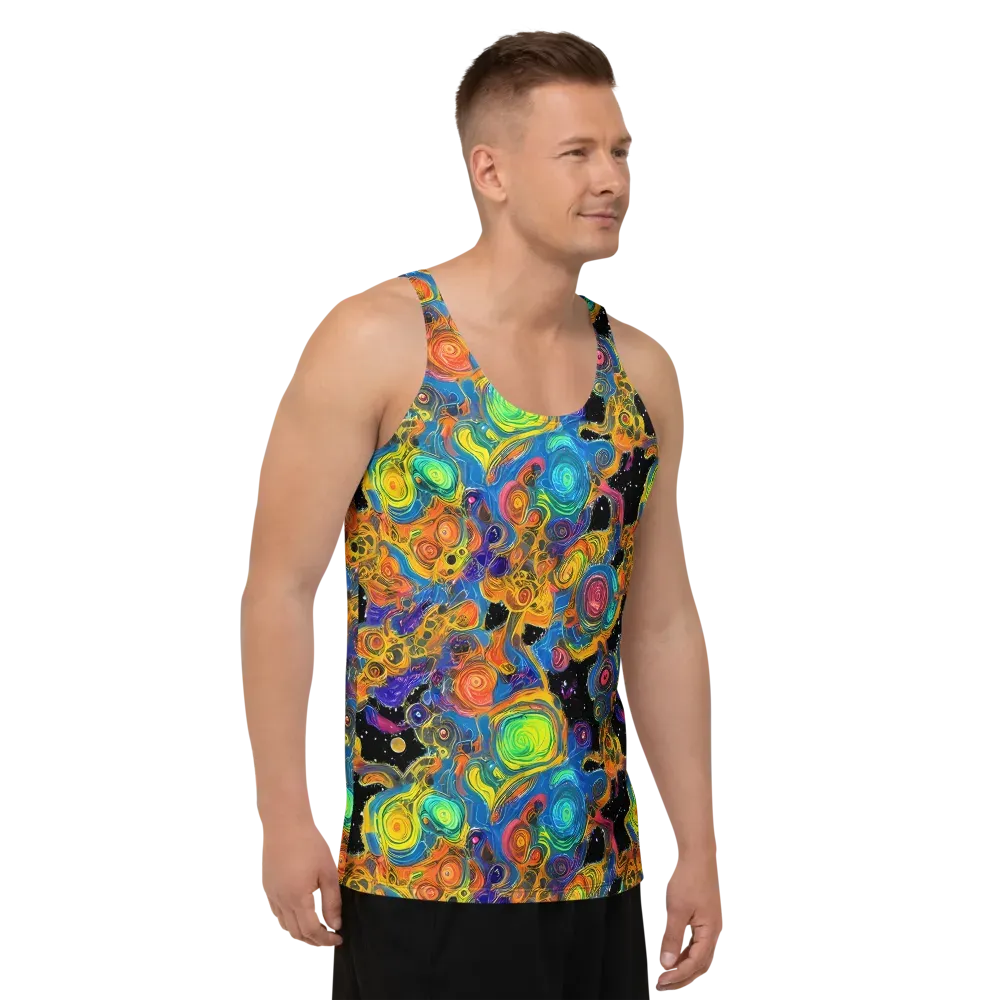 Rainbow Abyss on Men's Tank Top — Right Front