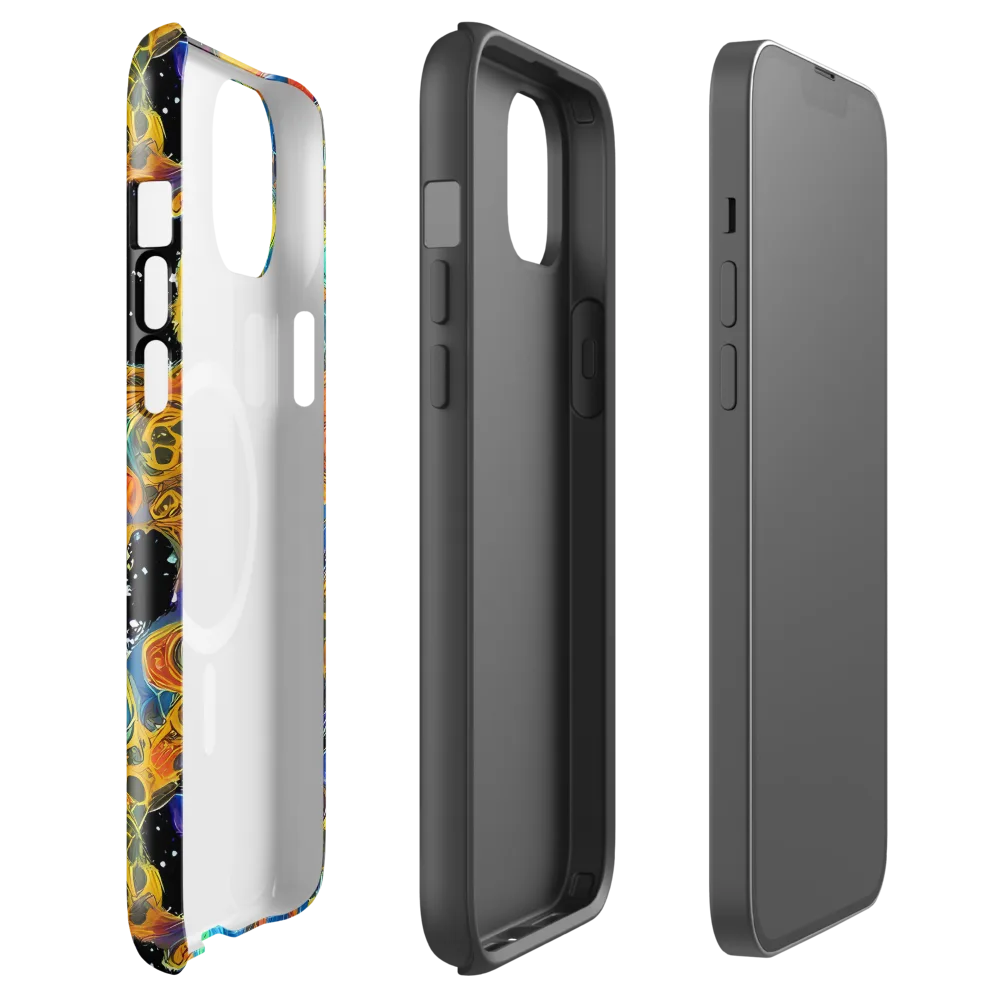 Rainbow Abyss on MagSafe Tough Case for iPhone® — Front