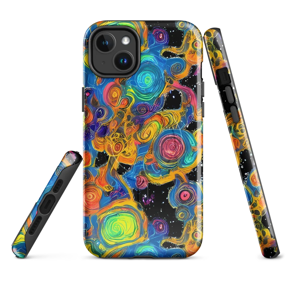 Rainbow Abyss on MagSafe Tough Case for iPhone® — Front