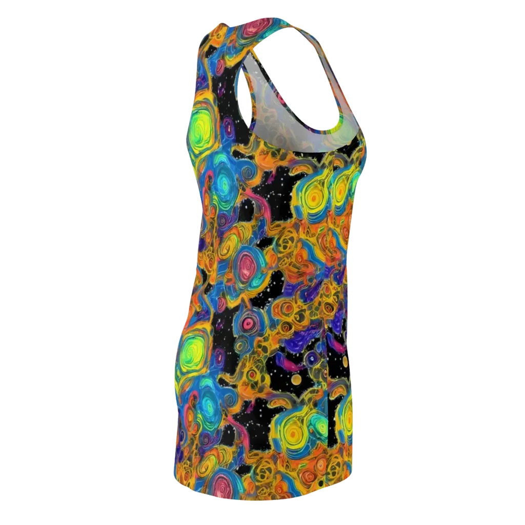 Rainbow Abyss on Racerback Dress — Back Side