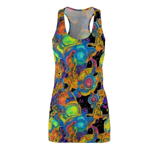 Rainbow Abyss on a Racerback Dress