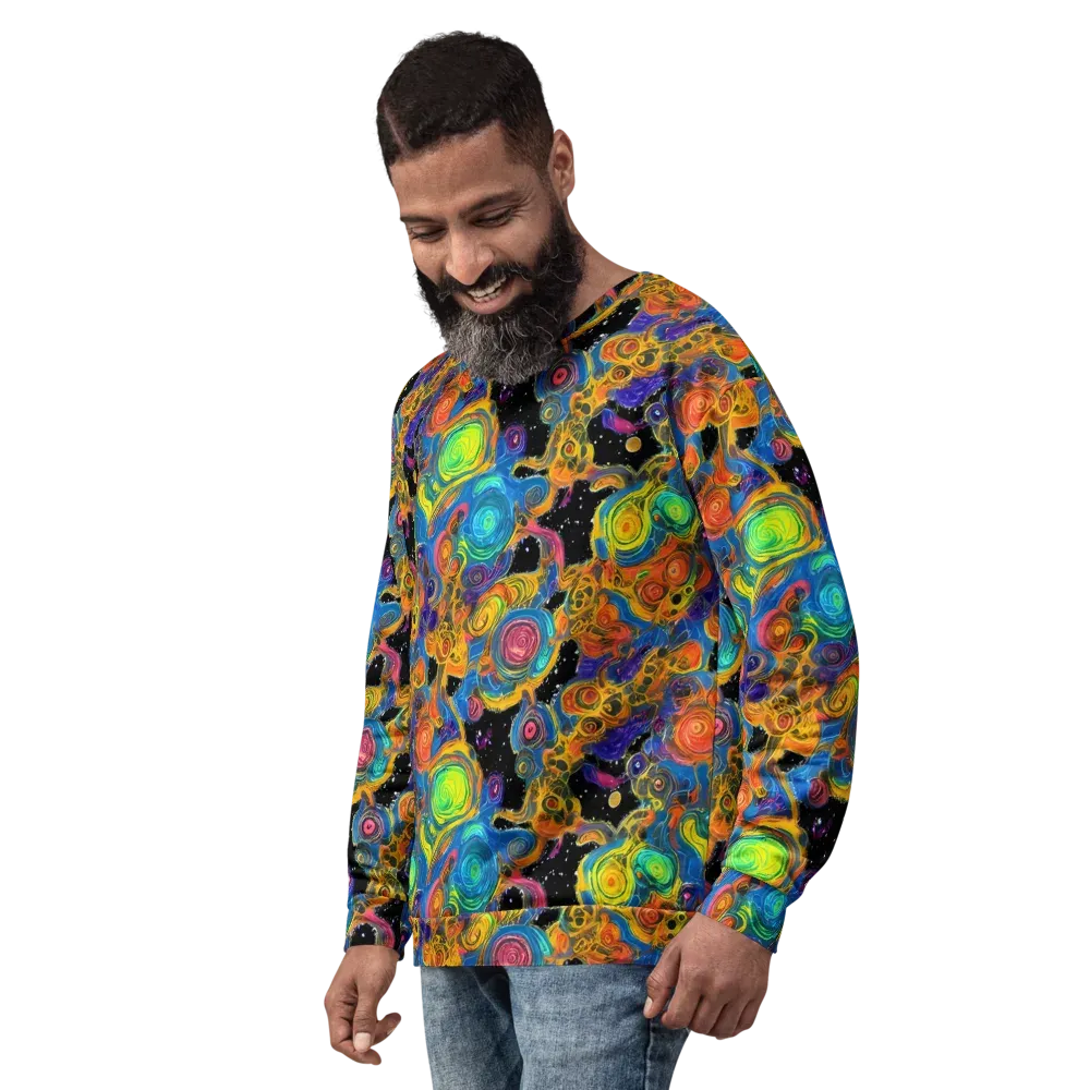 Rainbow Abyss on Sweatshirt — Left Front