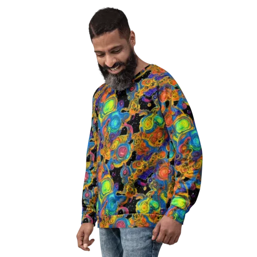 Rainbow Abyss on a Sweatshirt
