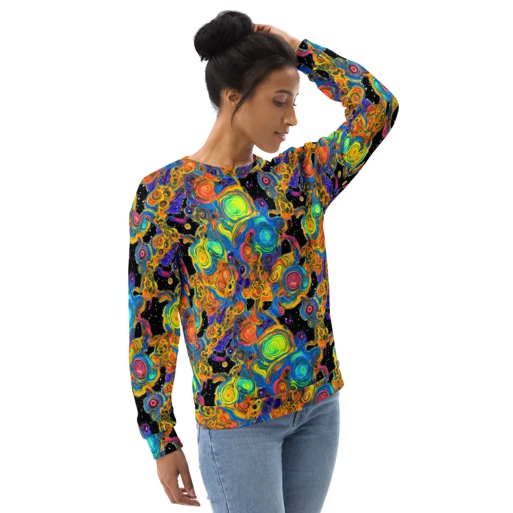 Rainbow Abyss on Sweatshirt — Right Front
