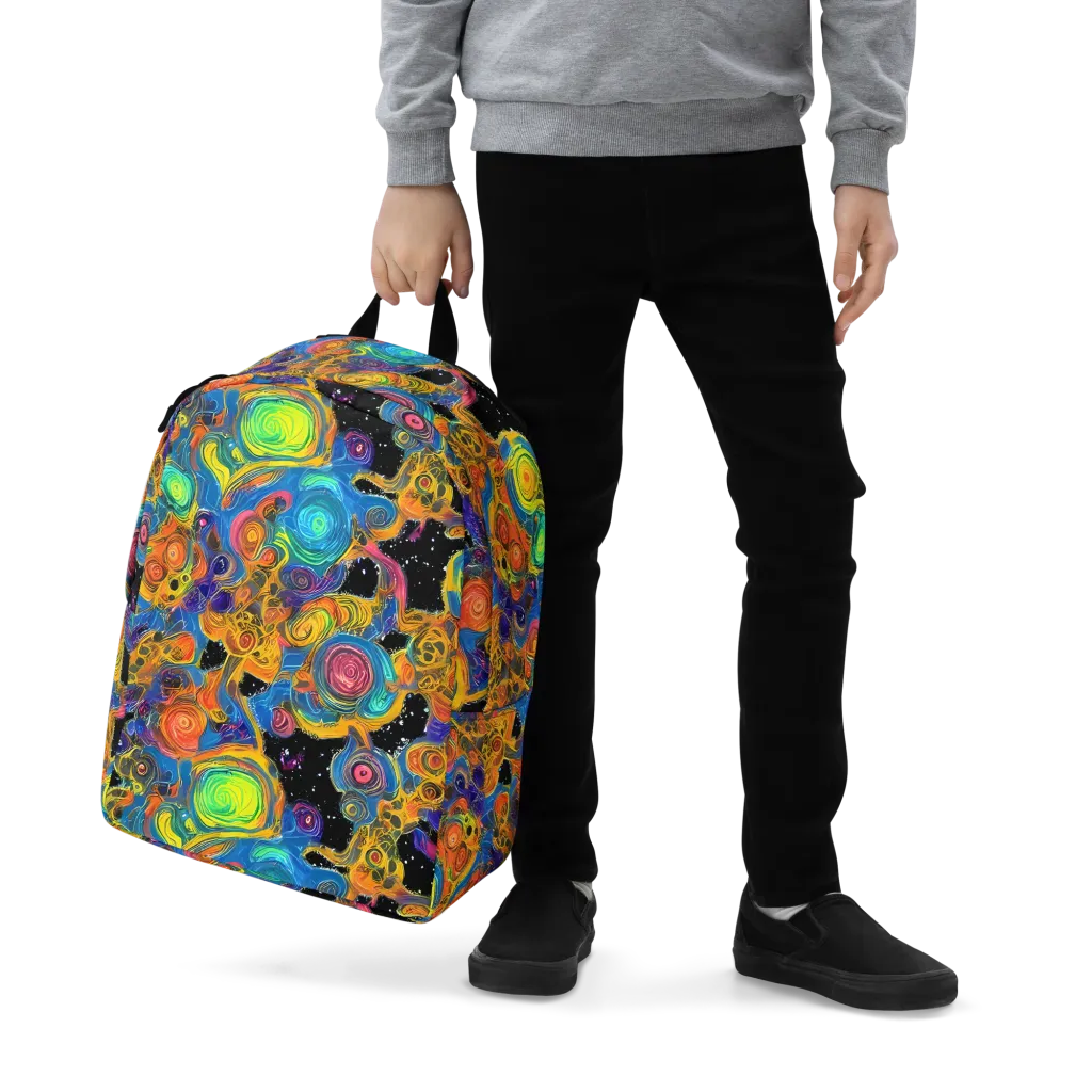 Rainbow Abyss on Minimalist Backpack — Zoomed-in