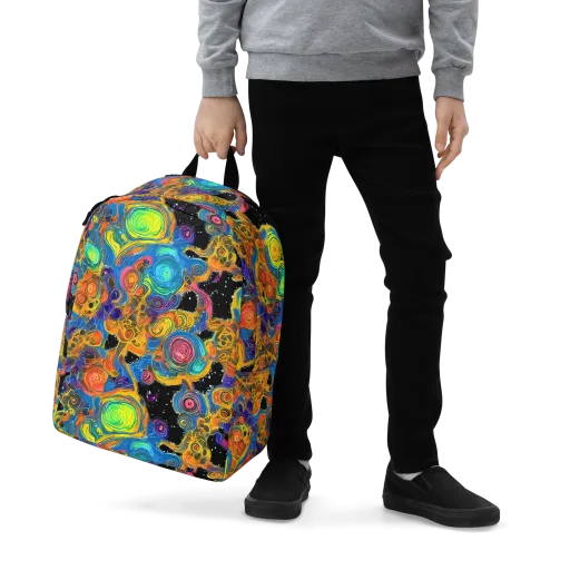 Rainbow Abyss on a Minimalist Backpack