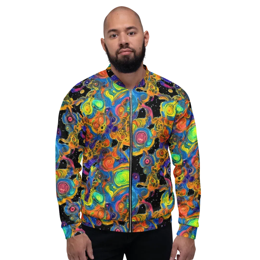 Rainbow Abyss on Bomber Jacket — Front