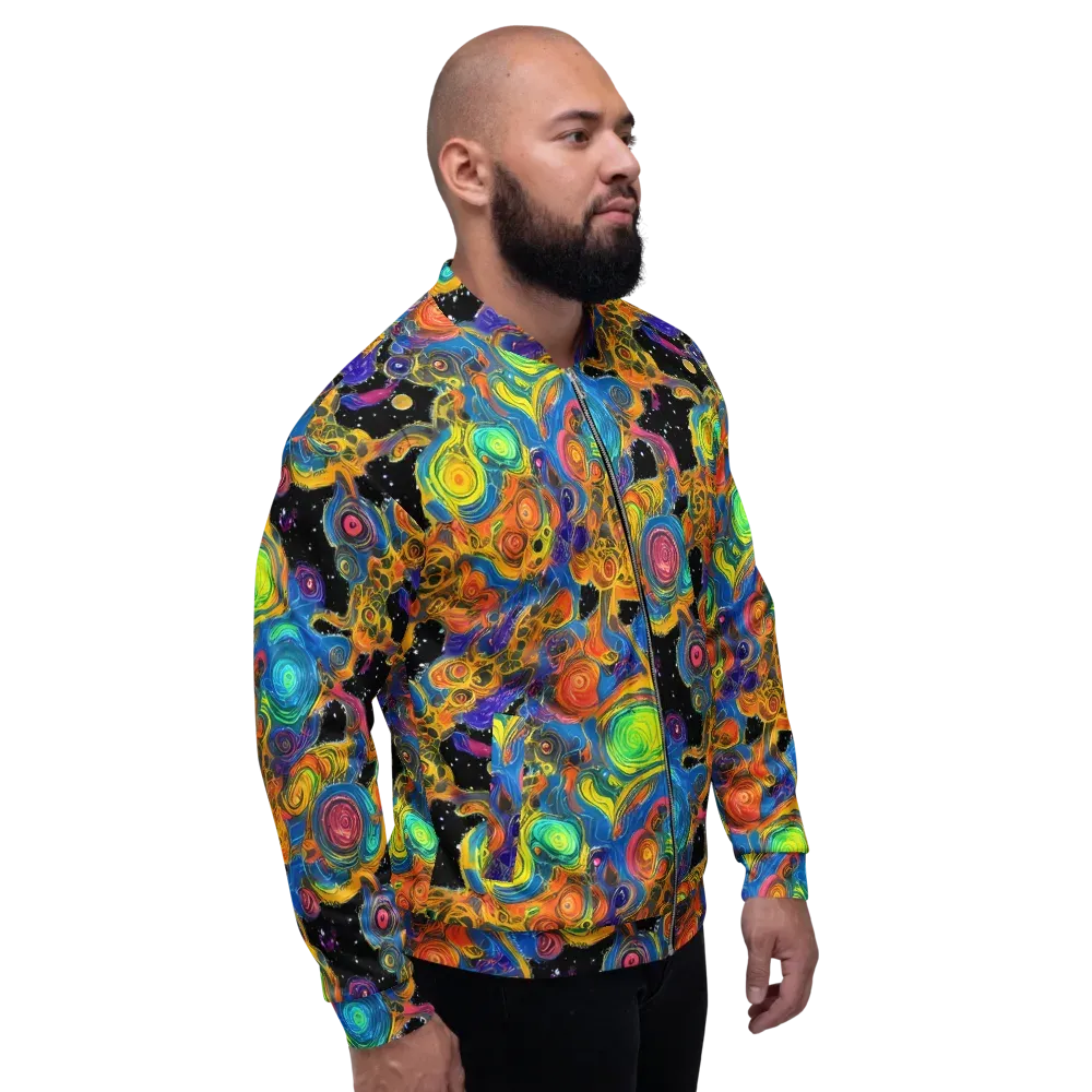 Rainbow Abyss on Bomber Jacket — Right