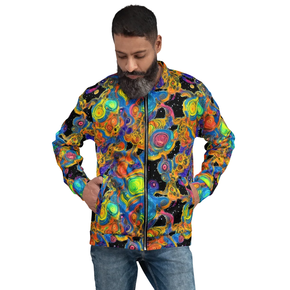 Rainbow Abyss on Bomber Jacket — Front