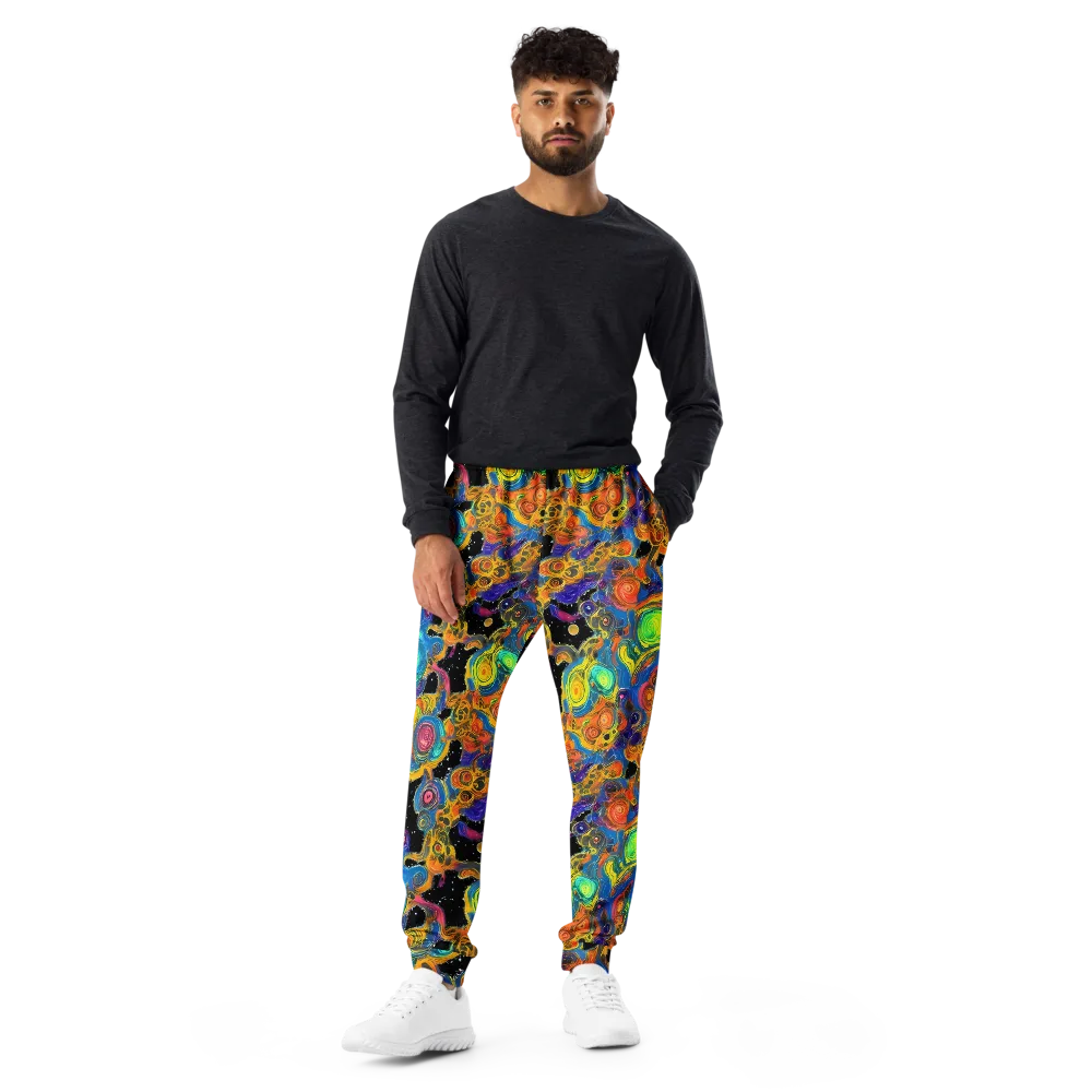 Rainbow Abyss on Men's Joggers — Front