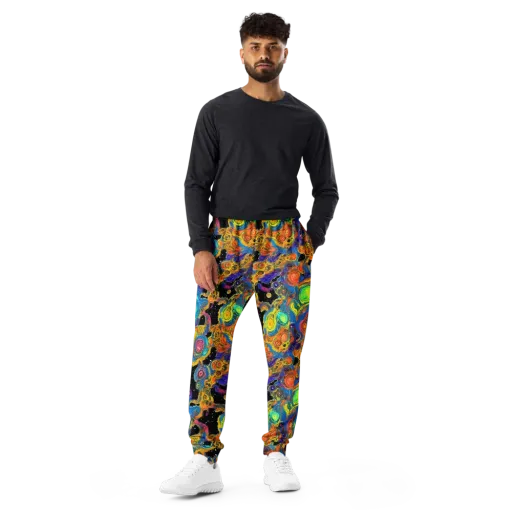Rainbow Abyss on a Men's Joggers